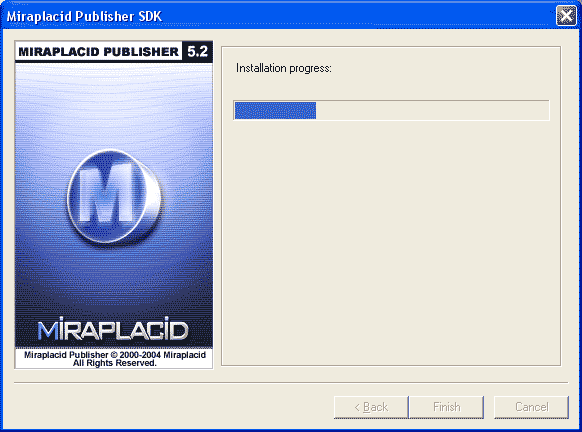 Miraplacid Publisher SDK : Installation Step 4/4