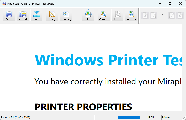 Miraplacid Publisher (Image Printer Driver) Preview Window