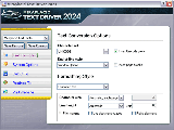 Miraplacid Text Driver Preview Window